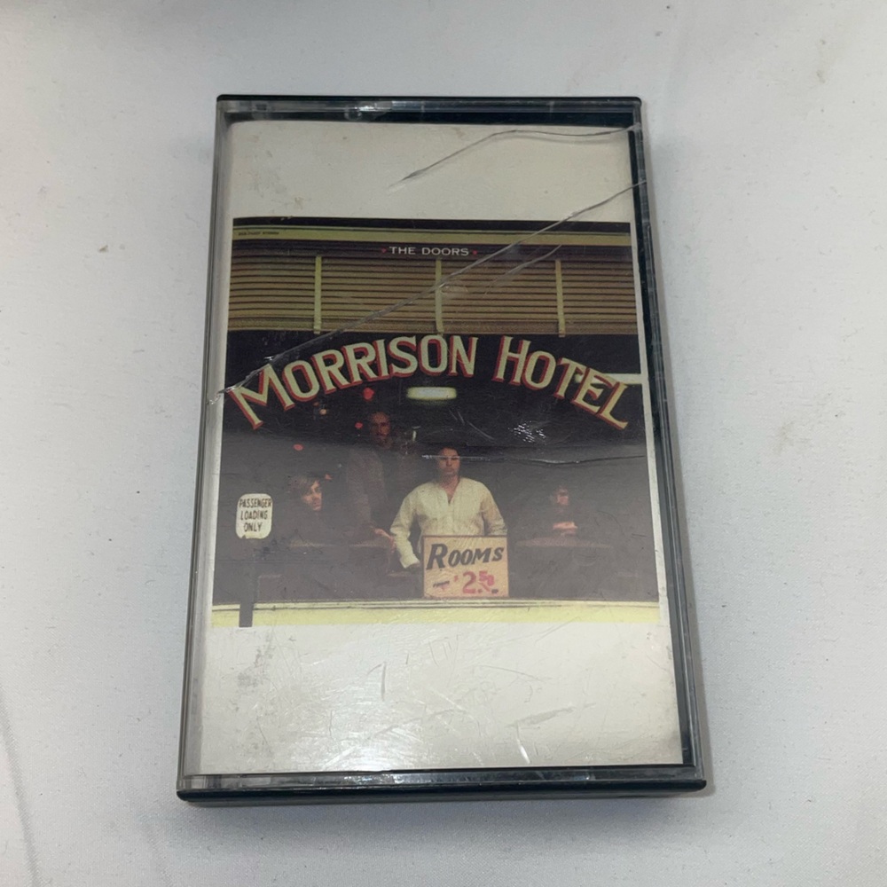RARE The Doors- Morrison Hotel Cassette Tape - Black & Brown Cover